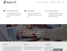 Tablet Screenshot of dadepc.com